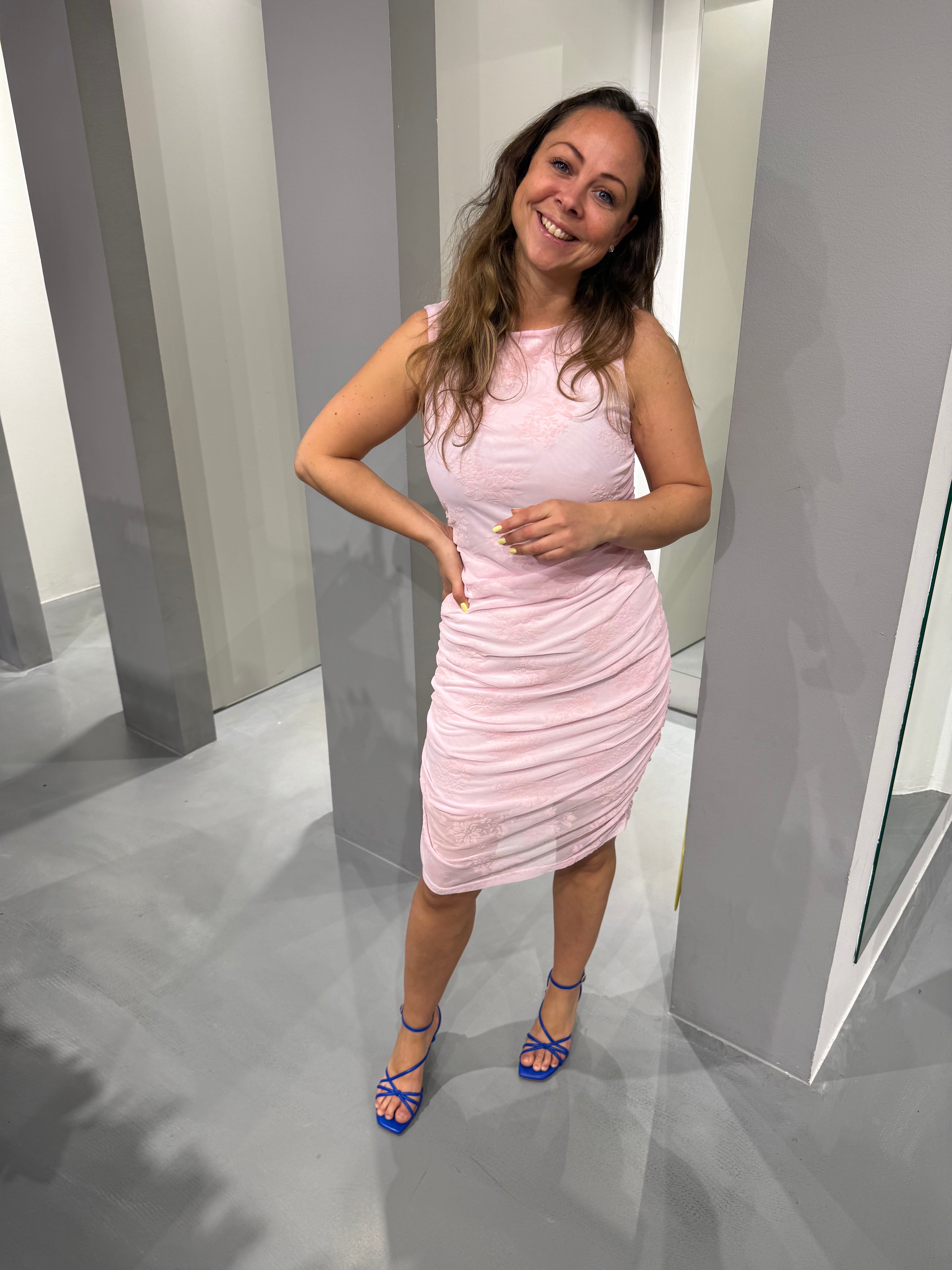 PCMERRY Short Dress - Pink Tulle